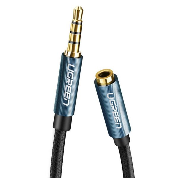 Ugreen AV118 (6957303846733) | Καλώδιο επέκτασης ήχου TRRS 3.5mm με επένδυση, 1m